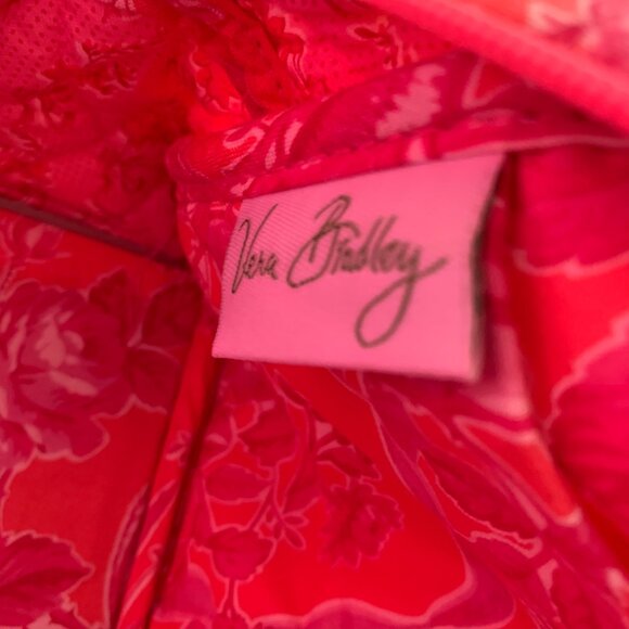 NWOT VERA BRADLEY Lola Handbag Pink Hope Toile Floral Print Rare/Retired Style - Picture 8 of 9